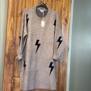 Jodifil lightning bolt sweater dress!
